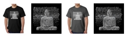 LA Pop Art Men's Word Art T-Shirt - Zen Buddha